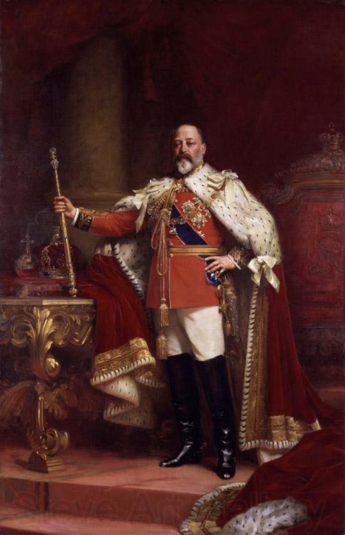 Luke Fildes Edward VII (mk25) Spain oil painting art